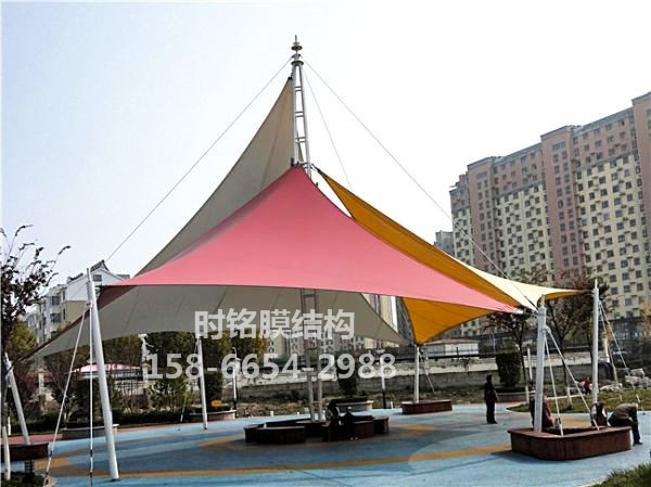 武漢紫陽小區(qū)景觀涼傘棚   