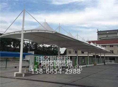 煙臺(tái)公交車充電樁停車棚